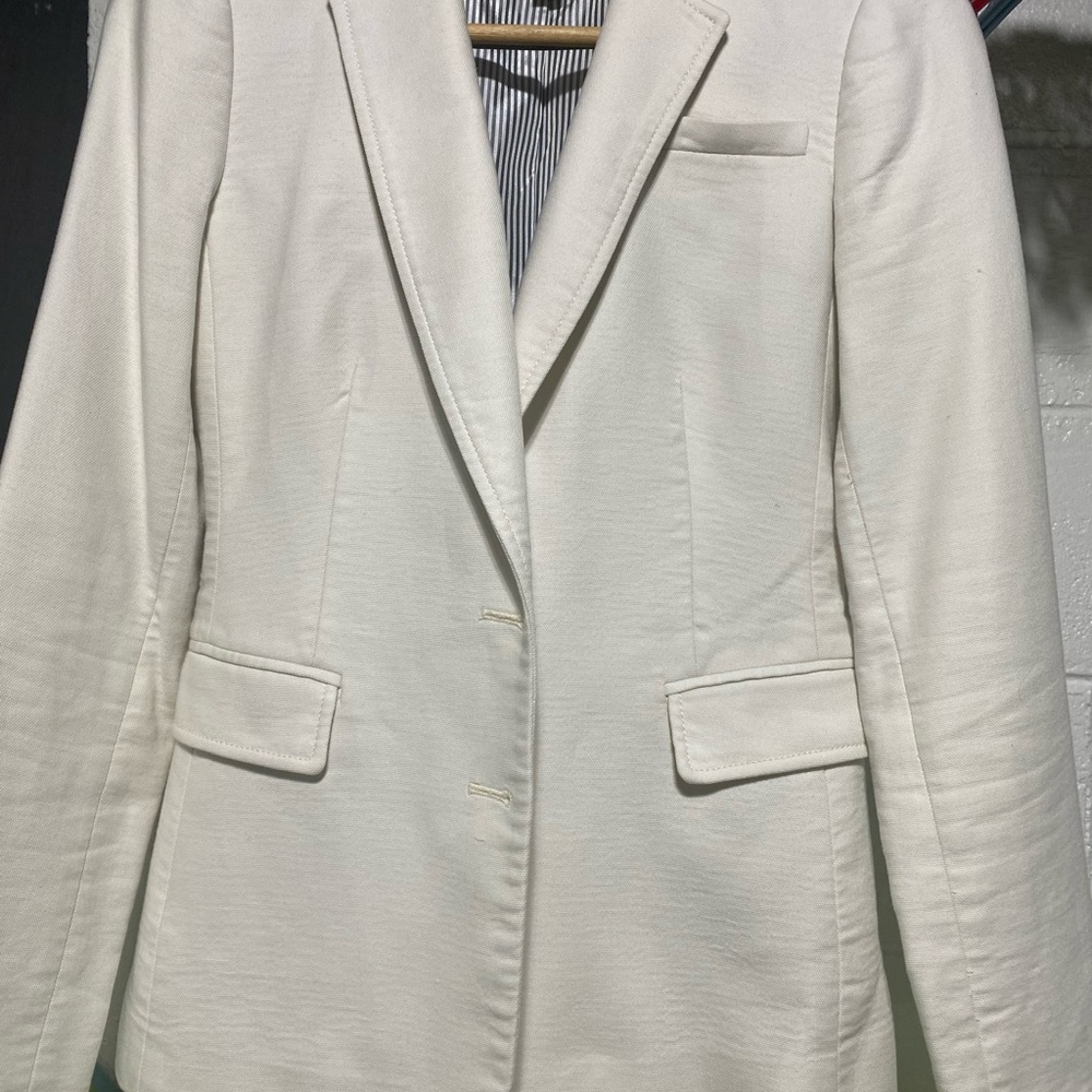 Elegant White Women's Blazer